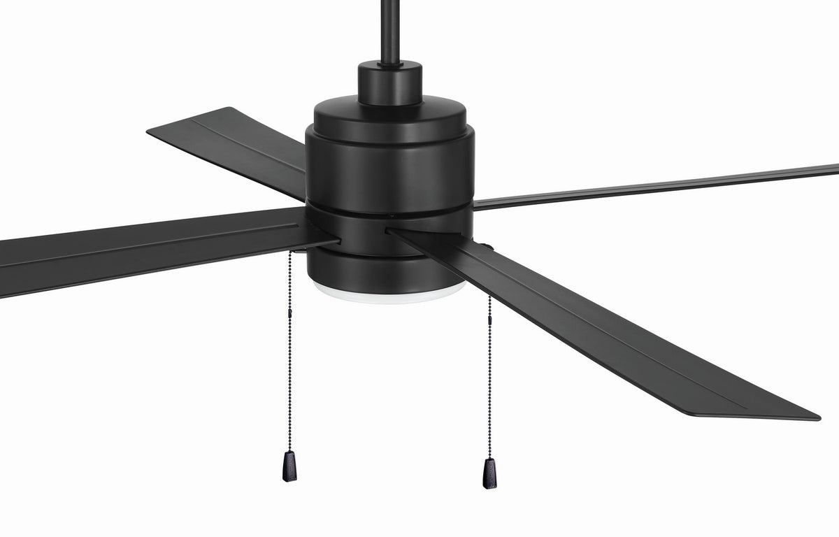 Craftmade - OMCY52FB4-PC - 52" Ceiling Fan - Outdoor McCoy 52 4 Blade with Pull Chains - Flat Black