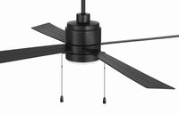 Craftmade - OMCY52FB4-PC - 52" Ceiling Fan - Outdoor McCoy 52 4 Blade with Pull Chains - Flat Black