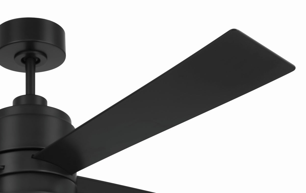 Craftmade - OMCY52FB4-PC - 52" Ceiling Fan - Outdoor McCoy 52 4 Blade with Pull Chains - Flat Black