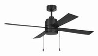 Craftmade - OMCY52FB4-PC - 52" Ceiling Fan - Outdoor McCoy 52 4 Blade with Pull Chains - Flat Black