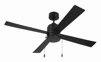 Craftmade - OMCY52FB4-PC - 52" Ceiling Fan - Outdoor McCoy 52 4 Blade with Pull Chains - Flat Black