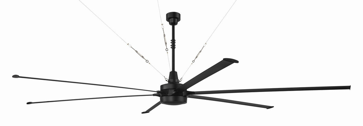 Craftmade - PRT144FB6 - 144" Ceiling Fan - Prost 144 - Flat Black