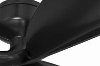 Craftmade - RFK52FB3 - 52" Ceiling Fan - Rafiki - Flat Black
