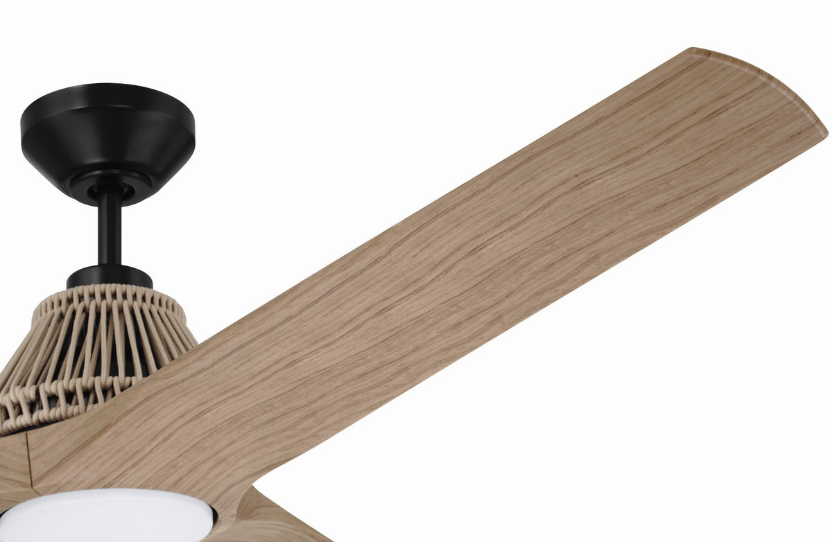 Craftmade - SEA56FB3 - 56" Ceiling Fan - Sea Scape - Flat Black