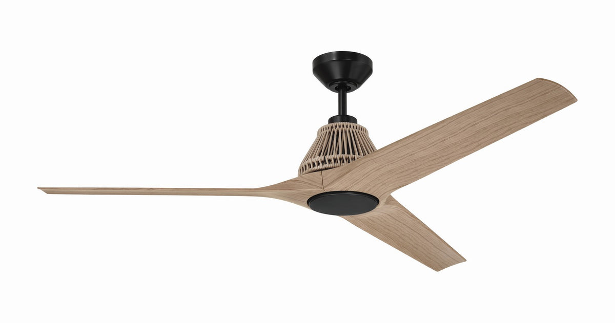 Craftmade - SEA56FB3 - 56" Ceiling Fan - Sea Scape - Flat Black