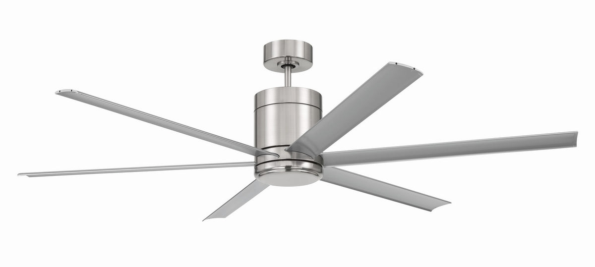 Craftmade - TTE65BNK6 - 65" Ceiling Fan - Tate - Brushed Polished Nickel