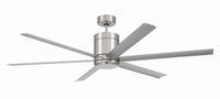 Craftmade - TTE65BNK6 - 65" Ceiling Fan - Tate - Brushed Polished Nickel