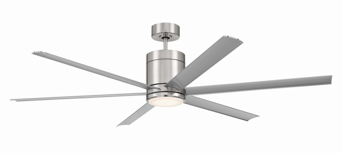 Craftmade - TTE65BNK6 - 65" Ceiling Fan - Tate - Brushed Polished Nickel