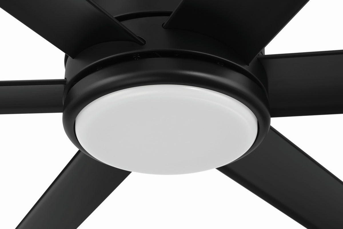 Craftmade - TTE65FB6 - 65" Ceiling Fan - Tate - Flat Black