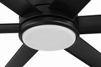 Craftmade - TTE65FB6 - 65" Ceiling Fan - Tate - Flat Black