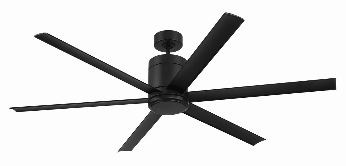 Craftmade - TTE65FB6 - 65" Ceiling Fan - Tate - Flat Black