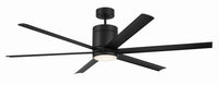 Craftmade - TTE65FB6 - 65" Ceiling Fan - Tate - Flat Black