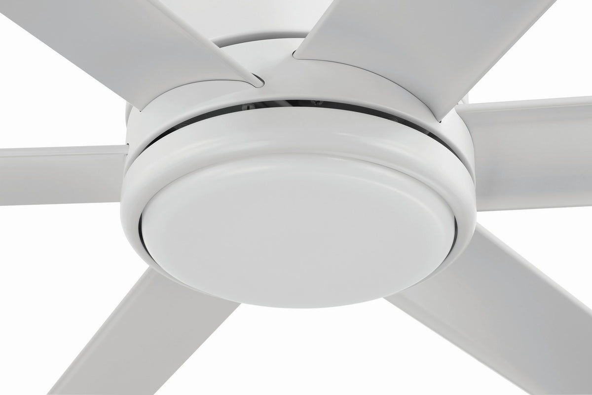 Craftmade - TTE65W6 - 65" Ceiling Fan - Tate - White