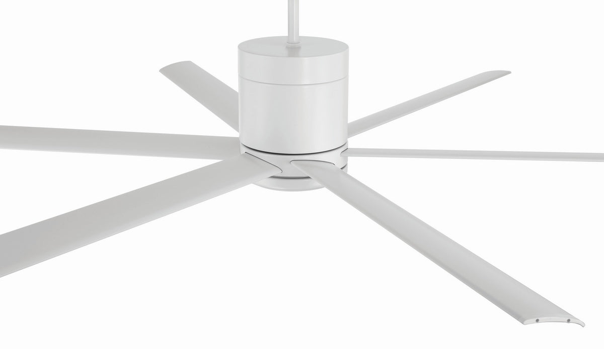 Craftmade - TTE65W6 - 65" Ceiling Fan - Tate - White