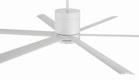 Craftmade - TTE65W6 - 65" Ceiling Fan - Tate - White