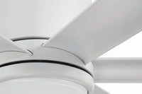 Craftmade - TTE65W6 - 65" Ceiling Fan - Tate - White