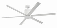 Craftmade - TTE65W6 - 65" Ceiling Fan - Tate - White