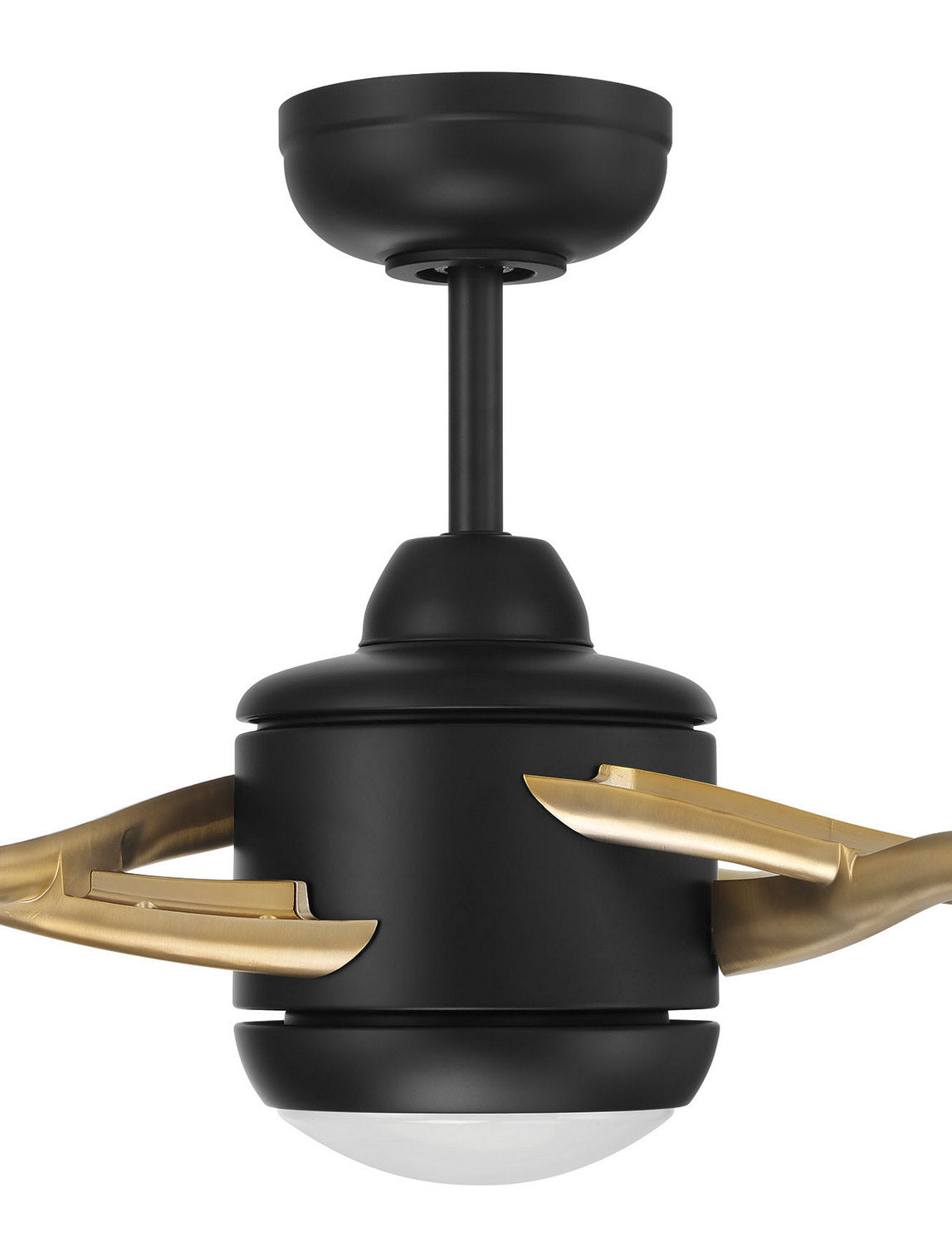 Craftmade - VIA72FBSB3 - 72" Ceiling Fan - Viva - Flat Black/Satin Brass