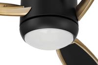 Craftmade - VIA72FBSB3 - 72" Ceiling Fan - Viva - Flat Black/Satin Brass