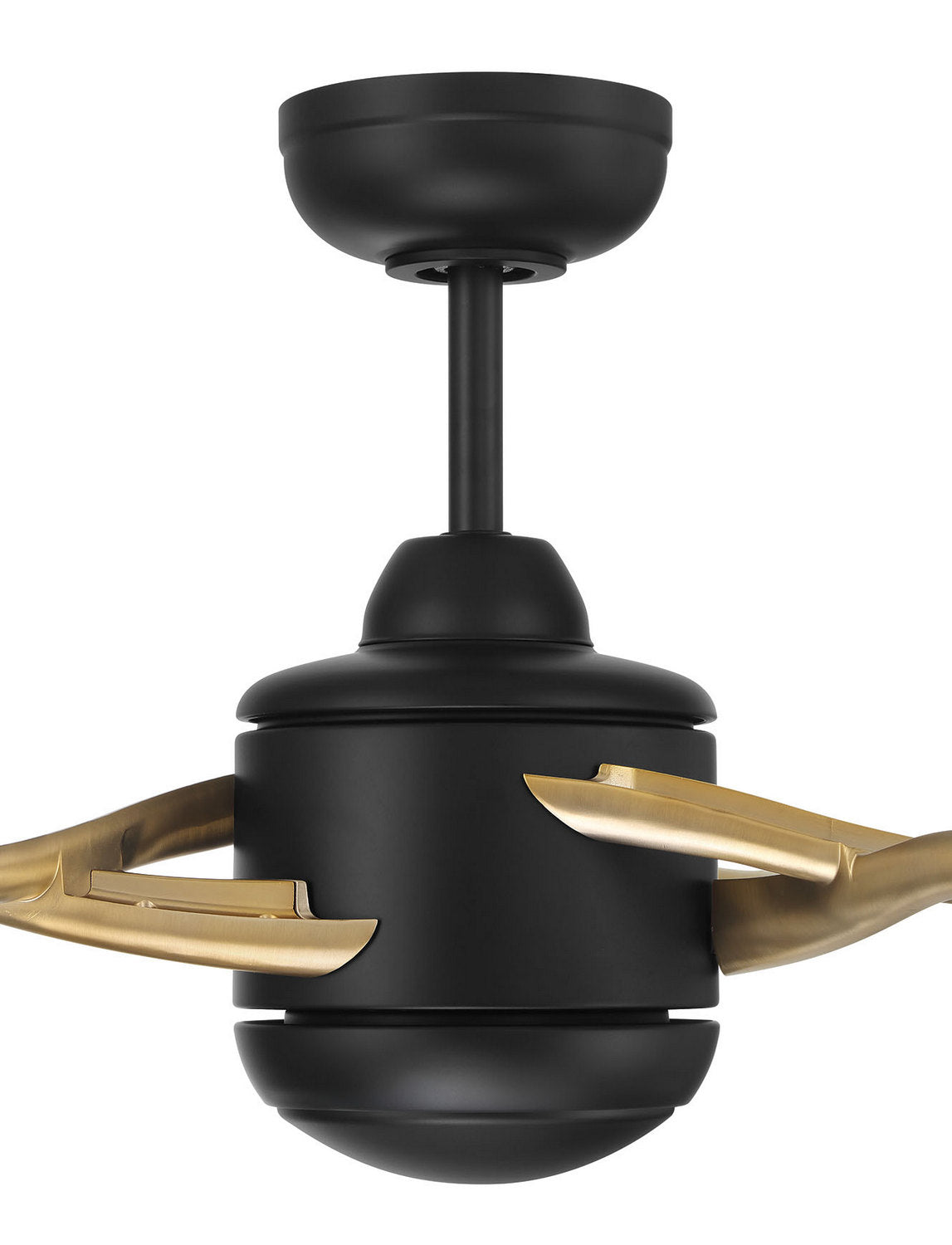Craftmade - VIA72FBSB3 - 72" Ceiling Fan - Viva - Flat Black/Satin Brass