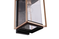 Craftmade - ZA6504-MNSB - One Light Outdoor Wall Lantern - Metalwork - Midnight / Satin Brass