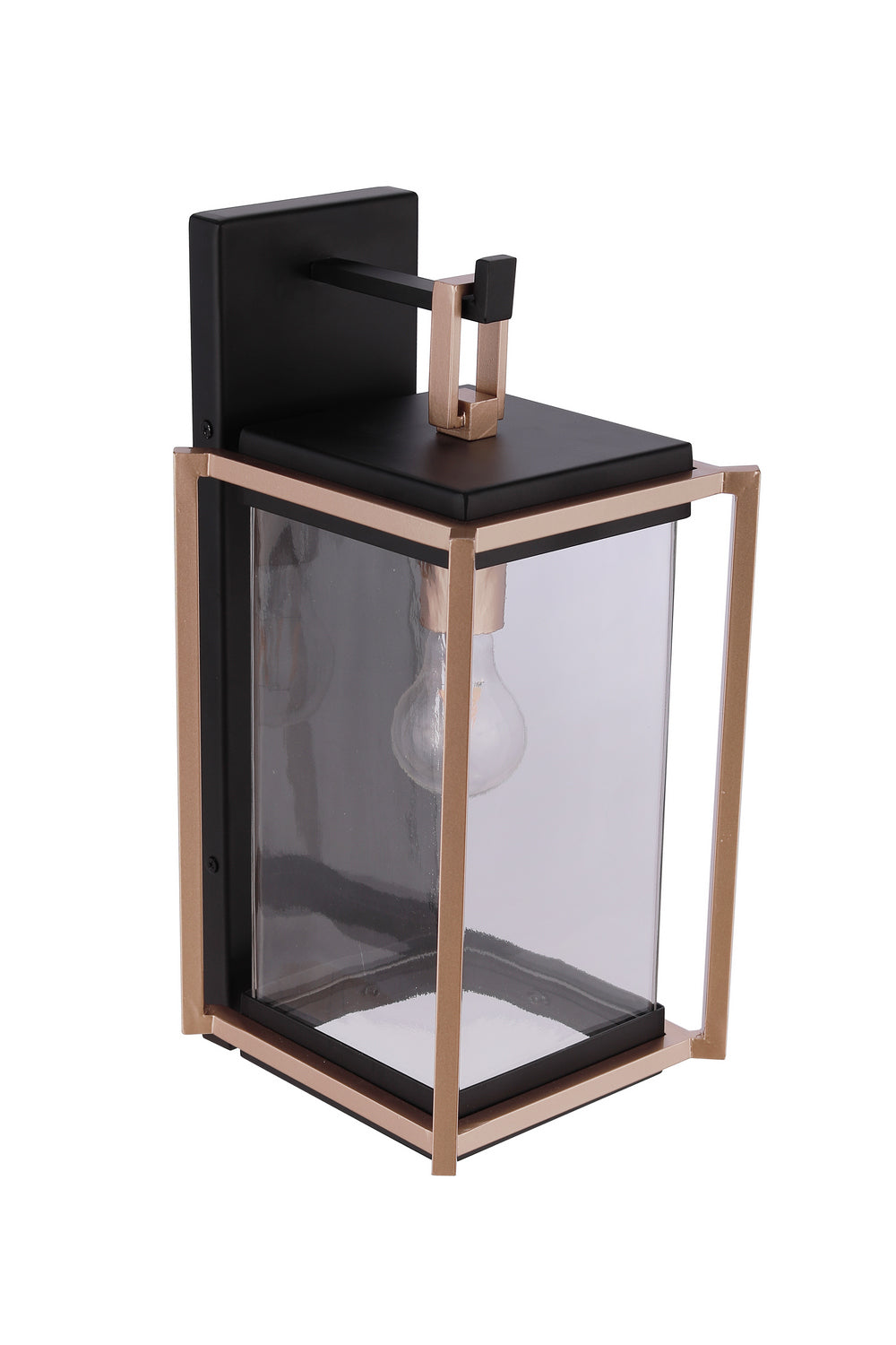Craftmade - ZA6504-MNSB - One Light Outdoor Wall Lantern - Metalwork - Midnight / Satin Brass
