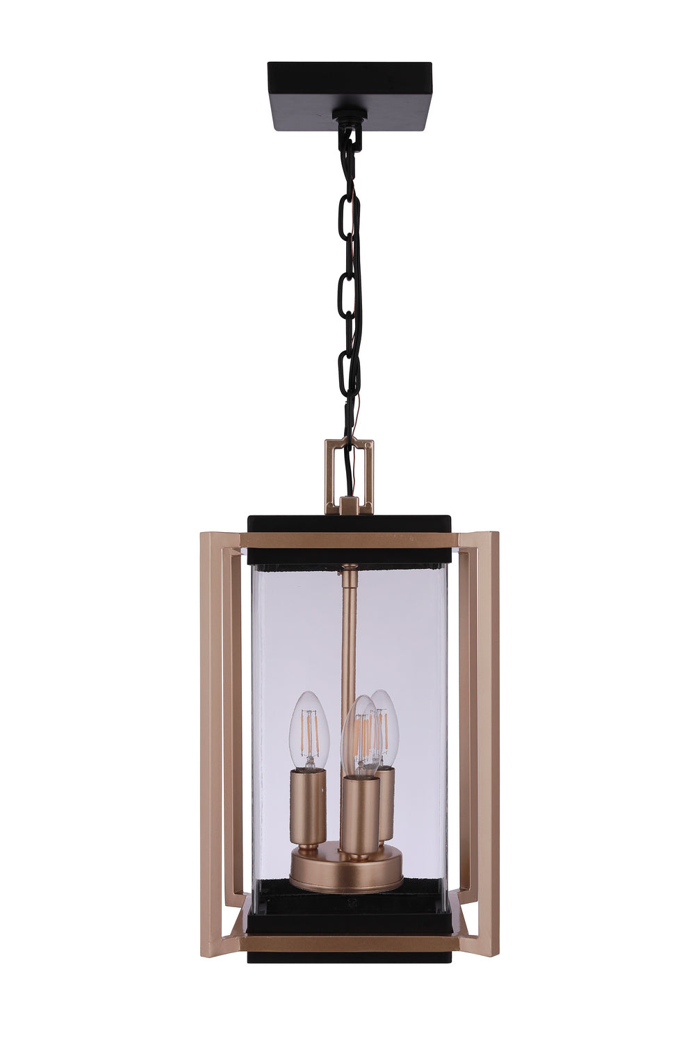Craftmade - ZA6511-MNSB - Three Light Outdoor Pendant - Metalwork - Midnight / Satin Brass