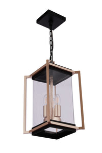Craftmade - ZA6511-MNSB - Three Light Outdoor Pendant - Metalwork - Midnight / Satin Brass