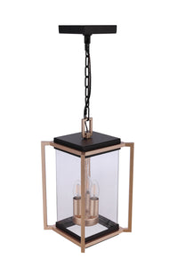 Craftmade - ZA6511-MNSB - Three Light Outdoor Pendant - Metalwork - Midnight / Satin Brass