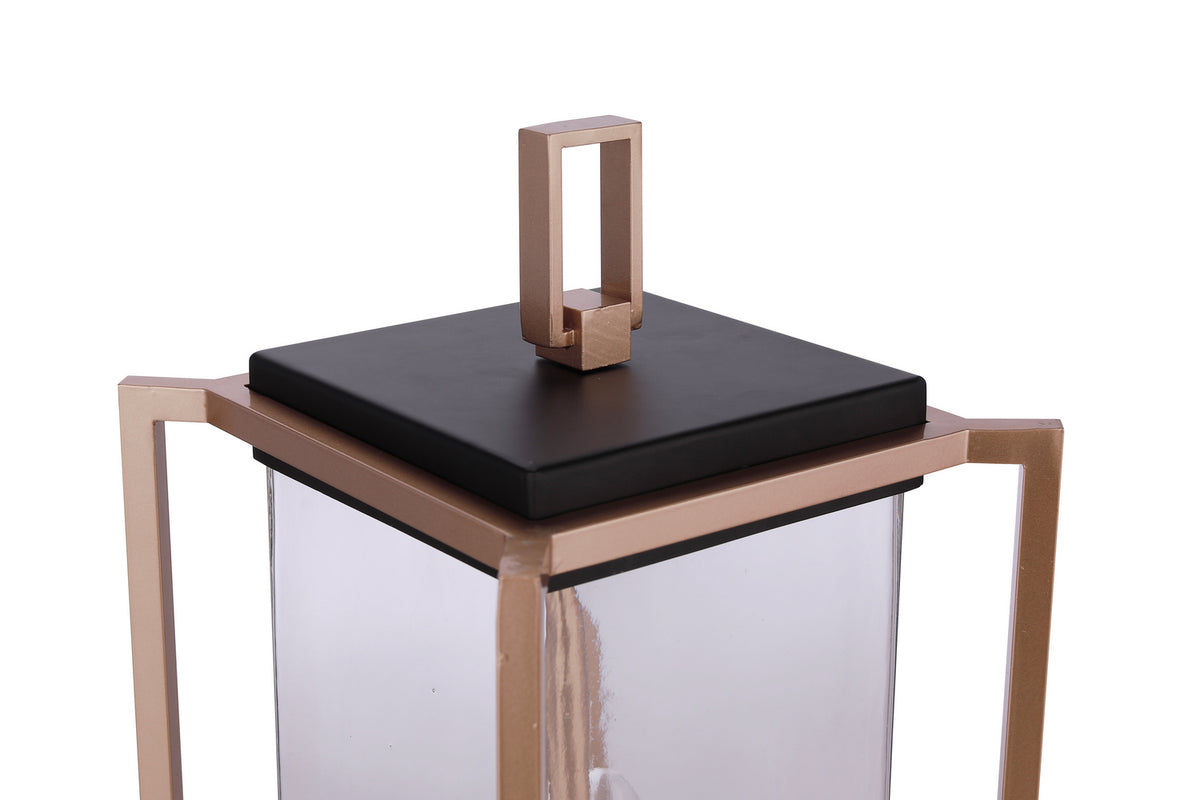 Craftmade - ZA6515-MNSB - Three Light Outdoor Post Mount - Metalwork - Midnight / Satin Brass
