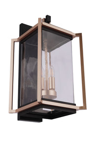 Craftmade - ZA6524-MNSB - Four Light Outdoor Wall Lantern - Metalwork - Midnight / Satin Brass