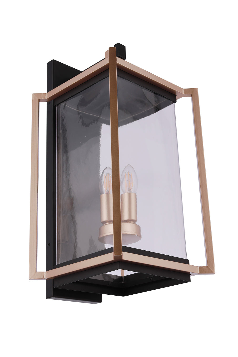 Craftmade - ZA6534-MNSB - Four Light Outdoor Wall Lantern - Metalwork - Midnight / Satin Brass
