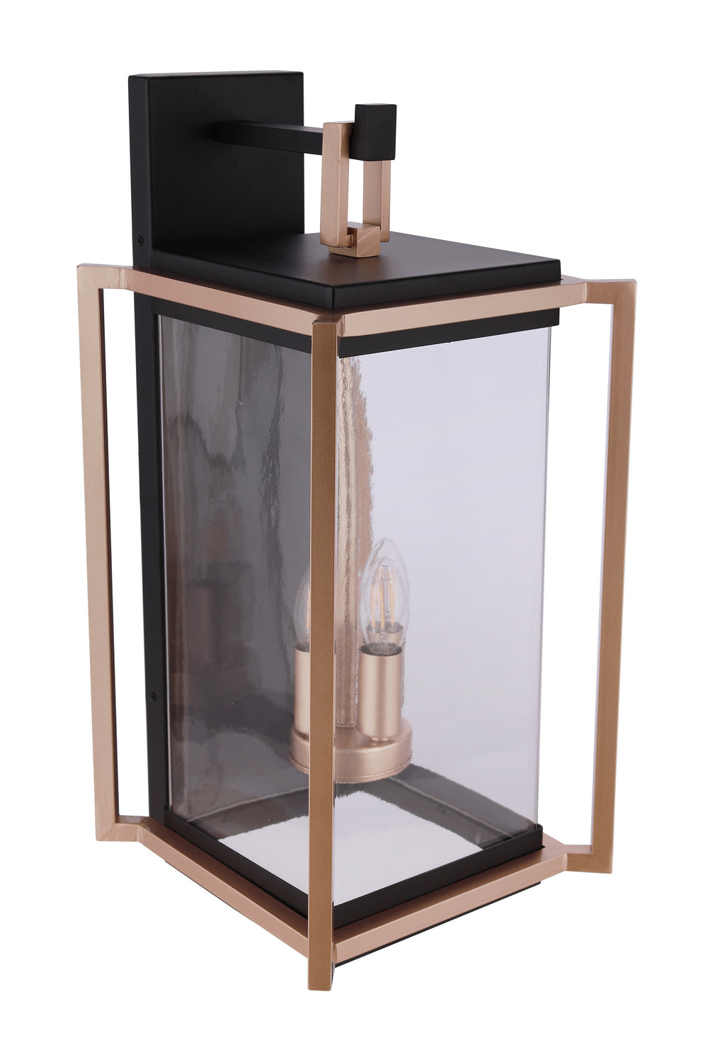 Craftmade - ZA6534-MNSB - Four Light Outdoor Wall Lantern - Metalwork - Midnight / Satin Brass