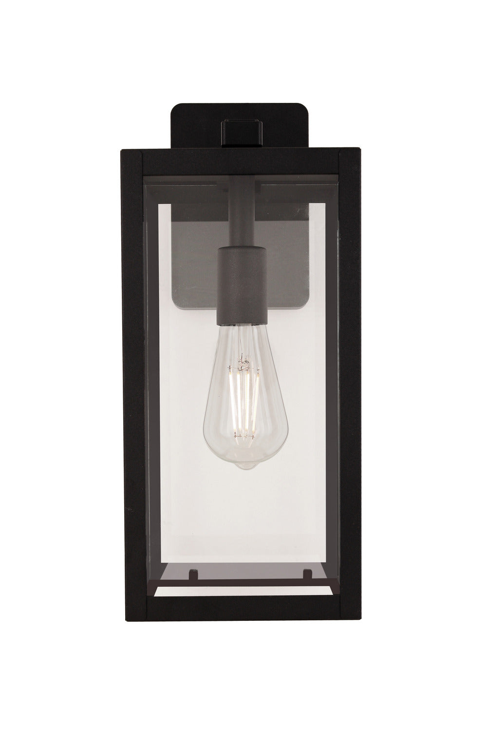 Craftmade - ZA7114-TB - One Light Outdoor Lantern - Harris - Textured Black