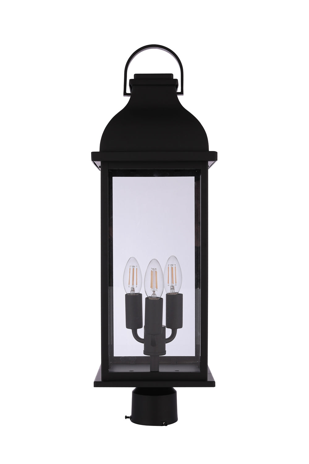 Craftmade - ZA7225-MN - Three Light Outdoor Post Mount - Bent Tree - Midnight