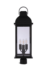 Craftmade - ZA7225-MN - Three Light Outdoor Post Mount - Bent Tree - Midnight