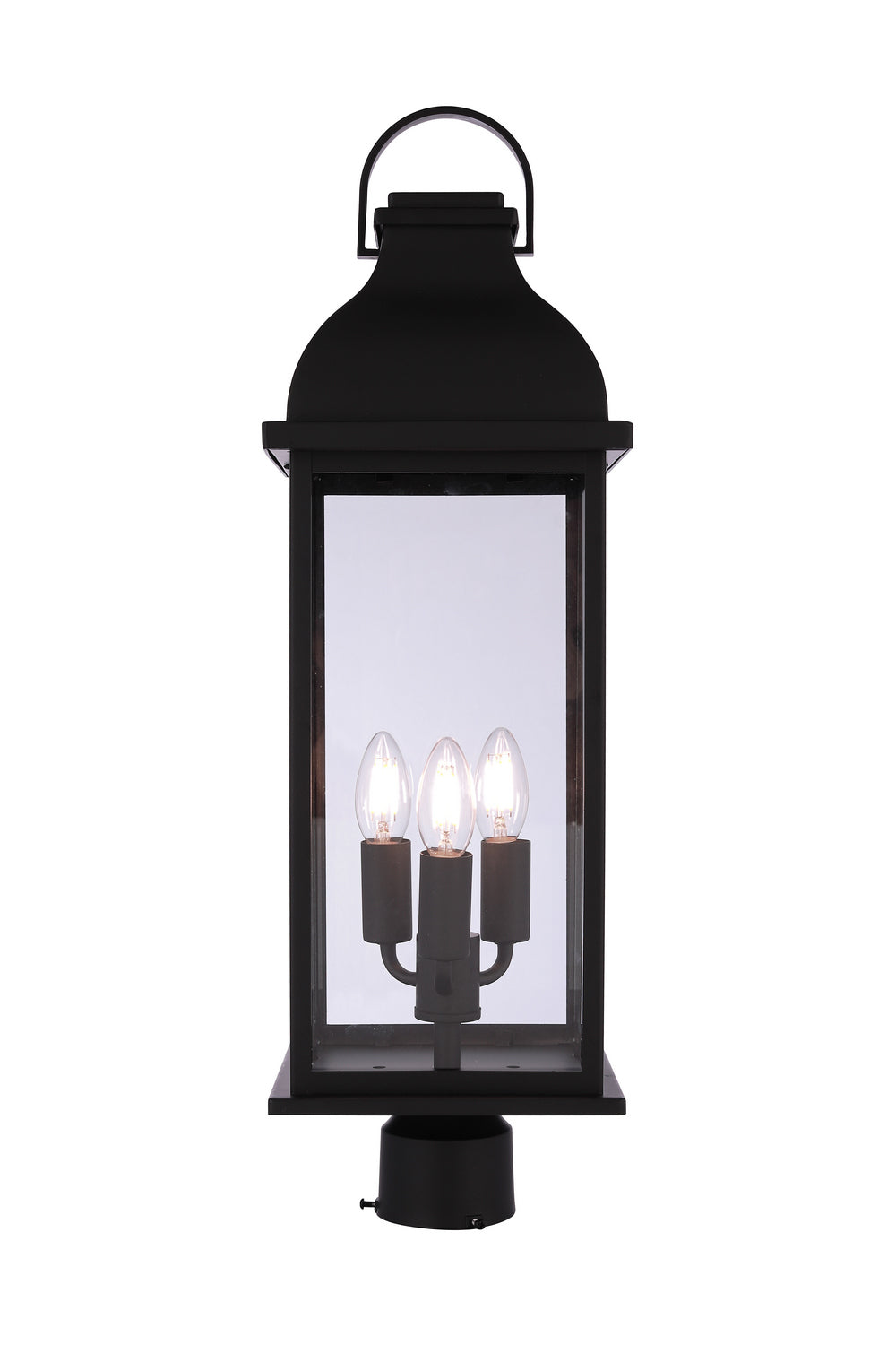 Craftmade - ZA7225-MN - Three Light Outdoor Post Mount - Bent Tree - Midnight
