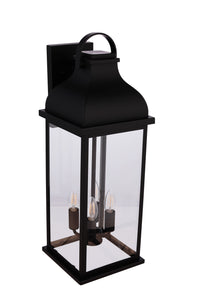 Craftmade - ZA7234-MN - Four Light Outdoor Wall Lantern - Bent Tree - Midnight
