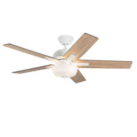 Kuzco Lighting - CF78752-WH-LKW - 52"Ceiling Fan - Erikson - White