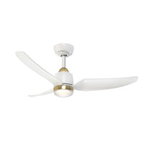 Kuzco Lighting - CF92942-BG/WH - 42"Ceiling Fan - Hugo - Brushed Gold/Matte White