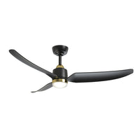 Kuzco Lighting - CF92952-BG/MB - 52"Ceiling Fan - Hugo - Brushed Gold/Matte Black