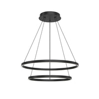 Kuzco Lighting - CH87232-BK-UNV-010 - LED Chandelier - Cerchio - Black