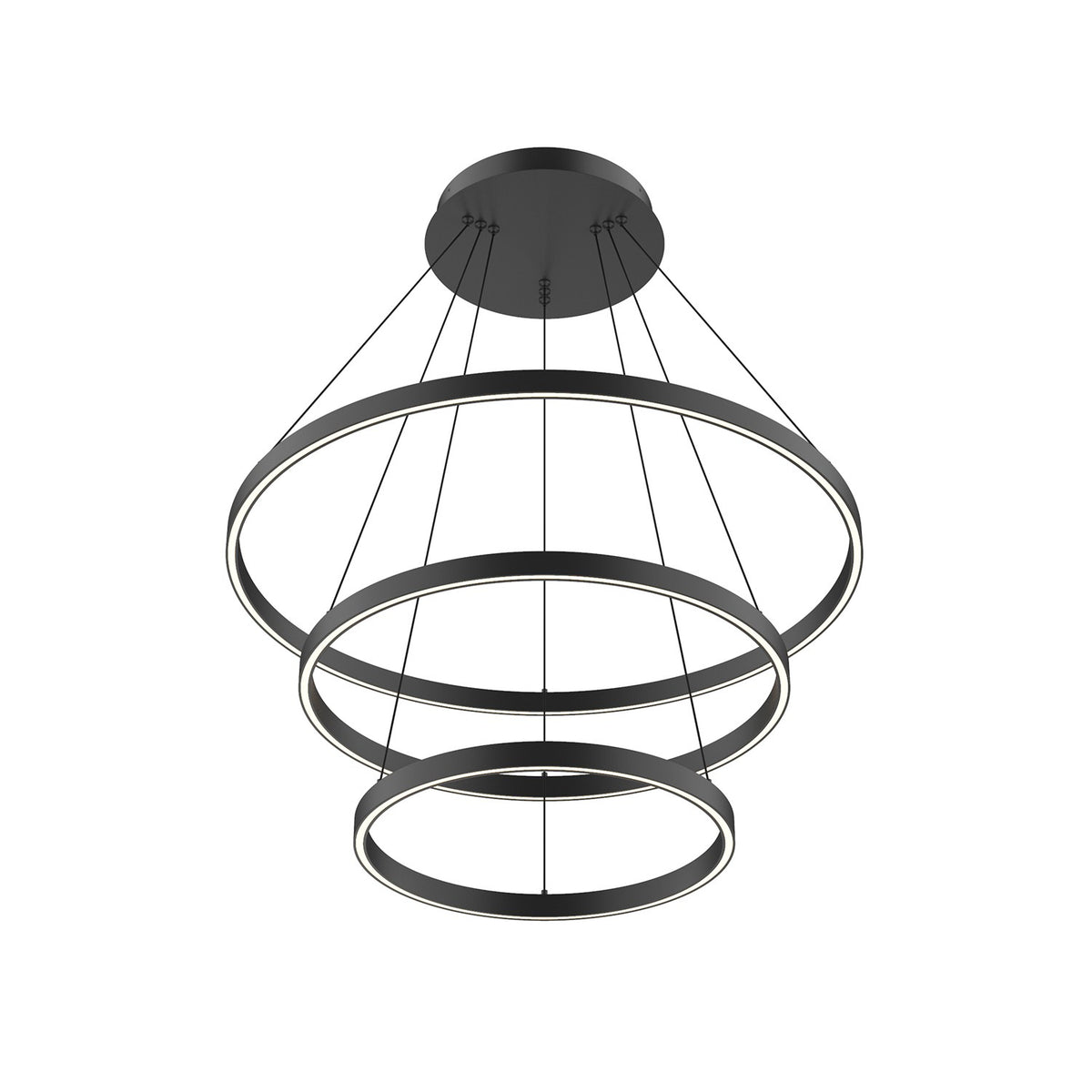 Kuzco Lighting - CH87932-BK-UNV-010 - LED Chandelier - Cerchio - Black