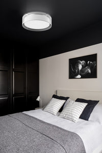 Kuzco Lighting - FM7916-WOR-5CCT - LED Flush Mount - Dalton - White Organza