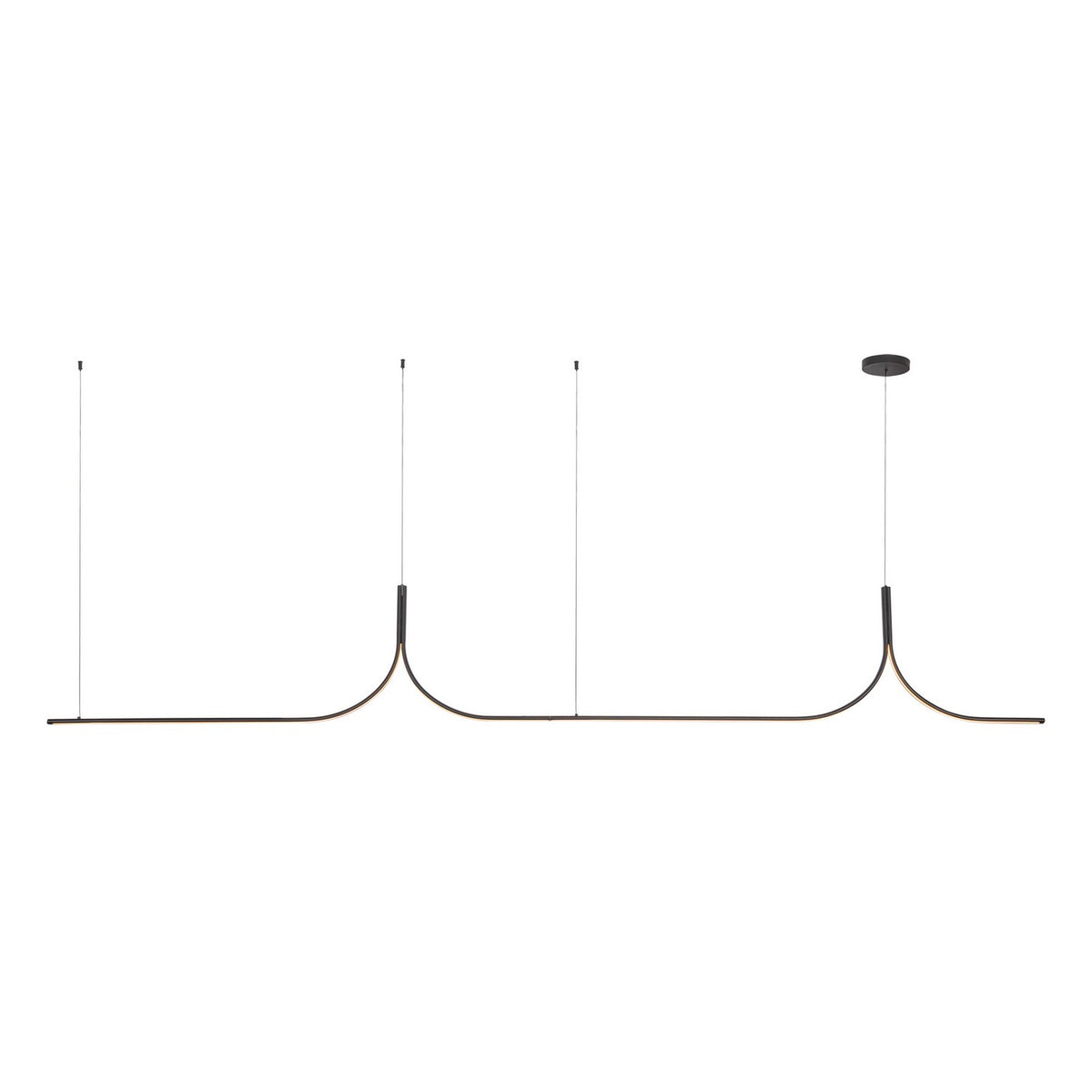 Kuzco Lighting - LP17910-BK-UNV-010-RT - LED Linear Pendant - Thread - Black