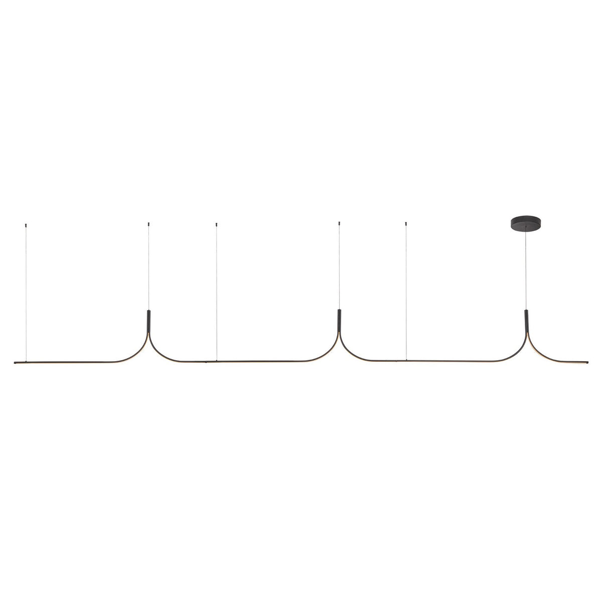 Kuzco Lighting - LP17915-BK-UNV-010 - LED Linear Pendant - Thread - Black