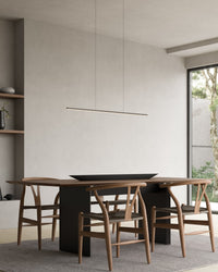 Kuzco Lighting - LP18248-BK-UNV - LED Linear Pendant - Vega Minor - Black