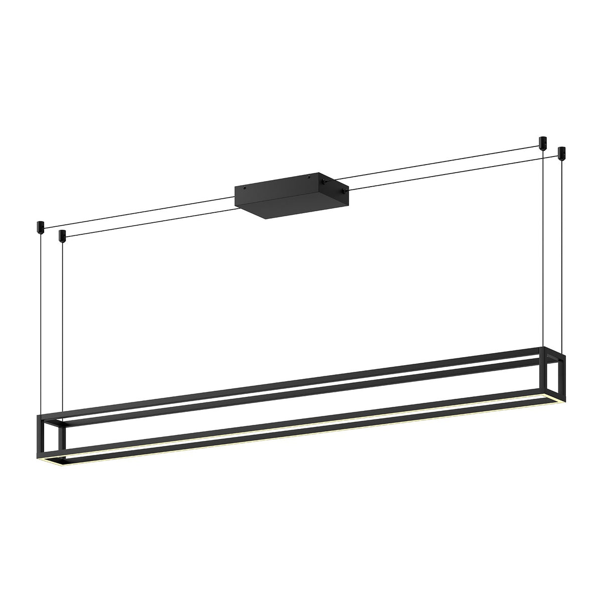 Kuzco Lighting - LP45560-BK-UNV - LED Linear Pendant - Plaza - Black