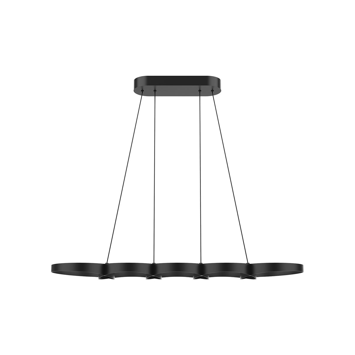 Kuzco Lighting - LP90838-BK-UNV - LED Linear Pendant - Maestro - Black