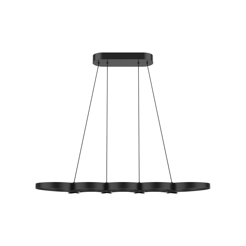 Kuzco Lighting - LP90838-BK-UNV - LED Linear Pendant - Maestro - Black